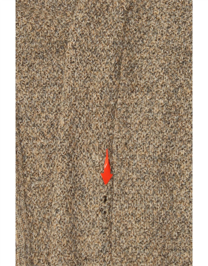 C&A Suéter tipo cárdigan sin mangas para hombre, holgado, IT 46, acrílico gris pequeño