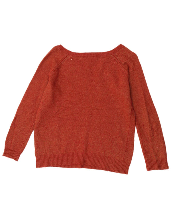 Marks & Spencer Jersey con Cuello Barco para Mujer UK 40 XL Poliamida Marrón