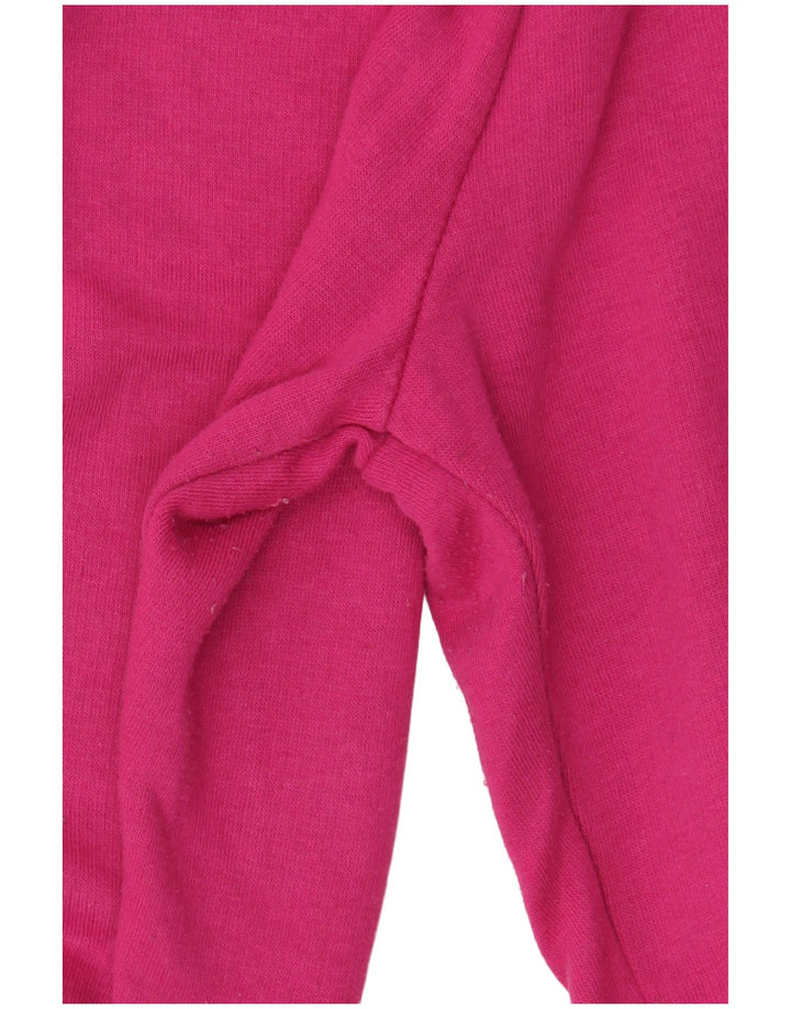 Zara Mujer Chándal Pantalones Joggers UK 10 Small Rosa Poliéster
