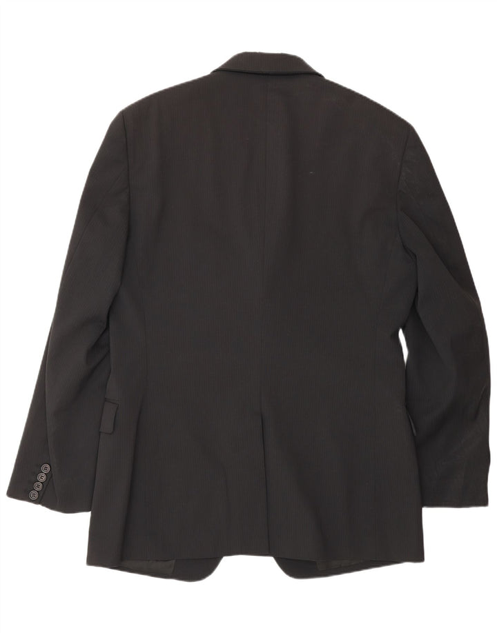 PRADA Traje de 2 piezas con 3 botones para hombre IT 52 XL W34 L30 Negro Clásico