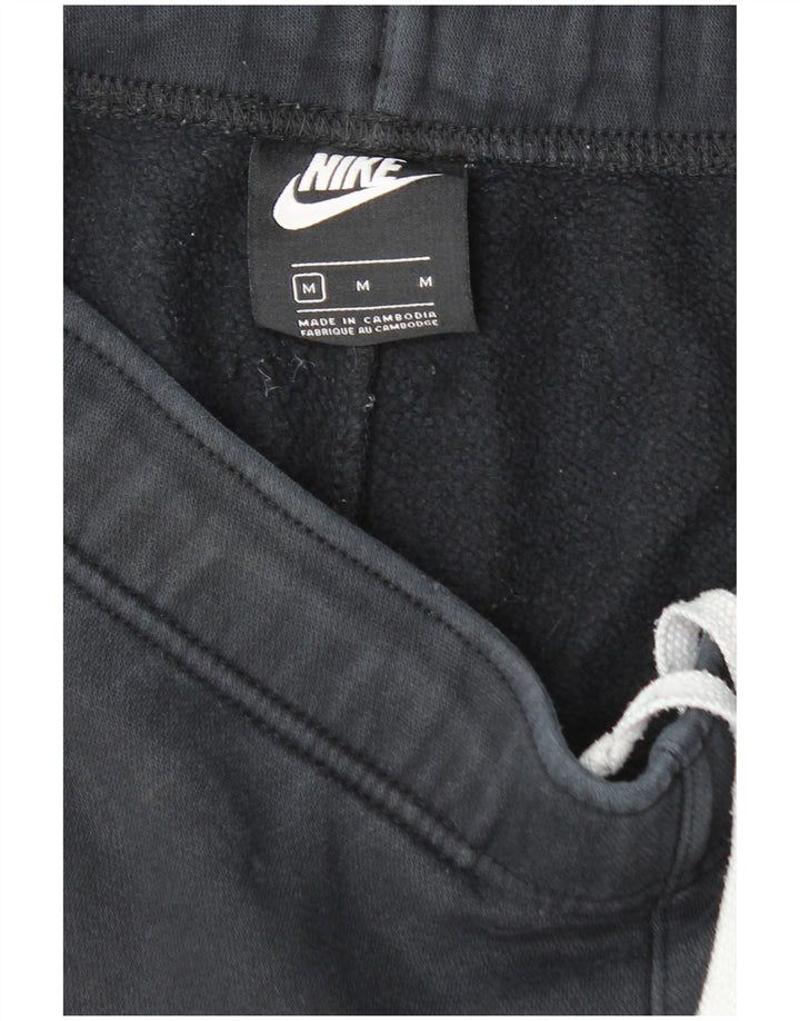 NIKE Hombre Pantalones de chándal Joggers Medium Black Colourblock Cotton