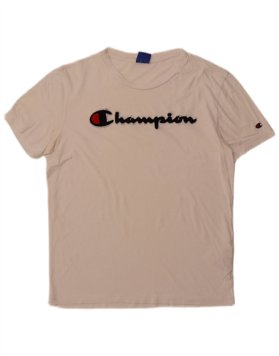 CHAMPION Camiseta gráfica para hombre Top Medium White Cotton