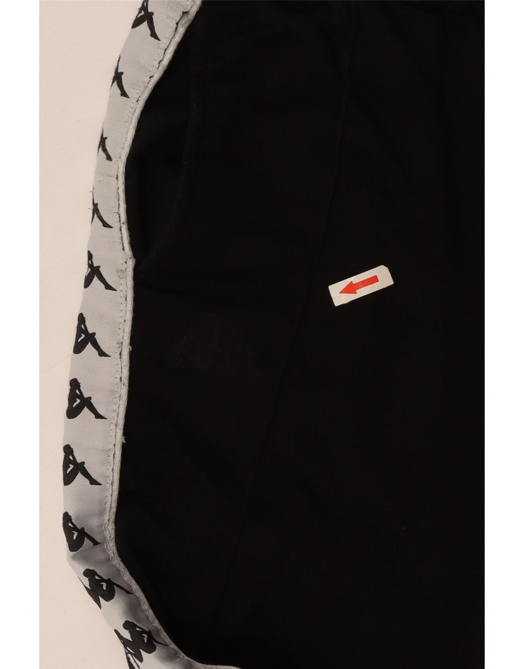 KAPPA Pantalones de chándal gráficos para mujer UK 8 Small Black Colourblock