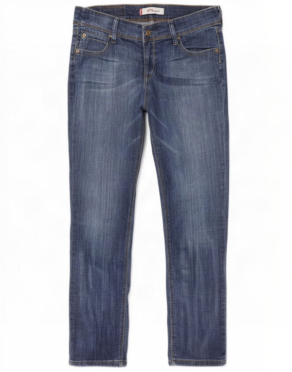 Levi's Mujer 571 Slim Jeans W31 L32 Algodón Azul