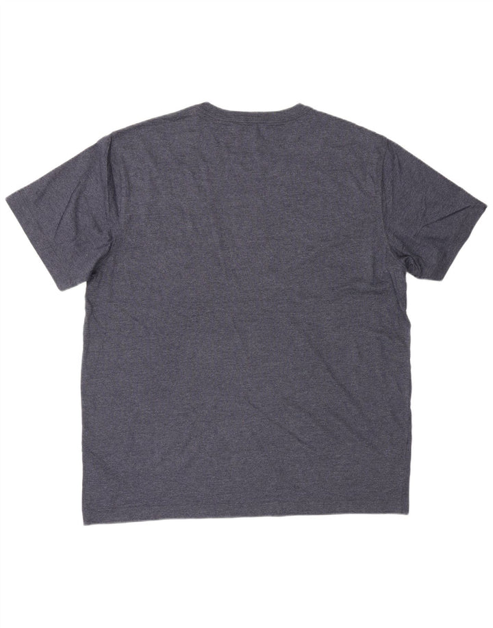 EDDIE BAUER Camiseta gráfica para hombre Top grande azul marino