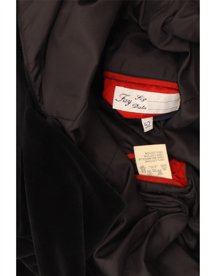 FAY Chaqueta tipo blazer de 3 botones para hombre IT 52 XL Algodón negro