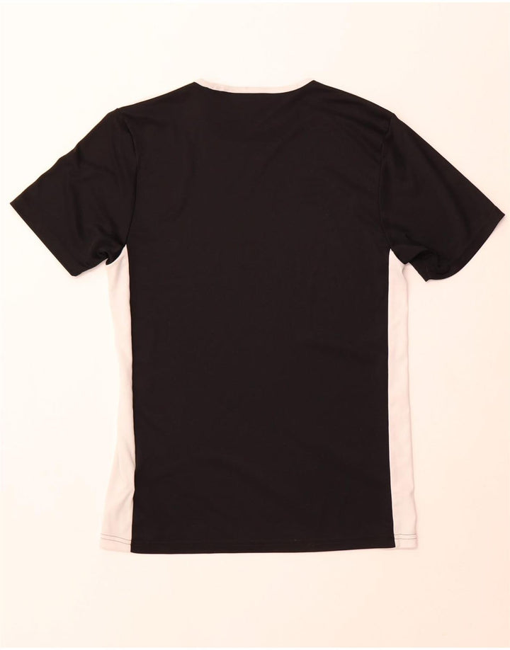 ADIDAS Camiseta Climalite para hombre Top Small Black Colourblock Poliéster