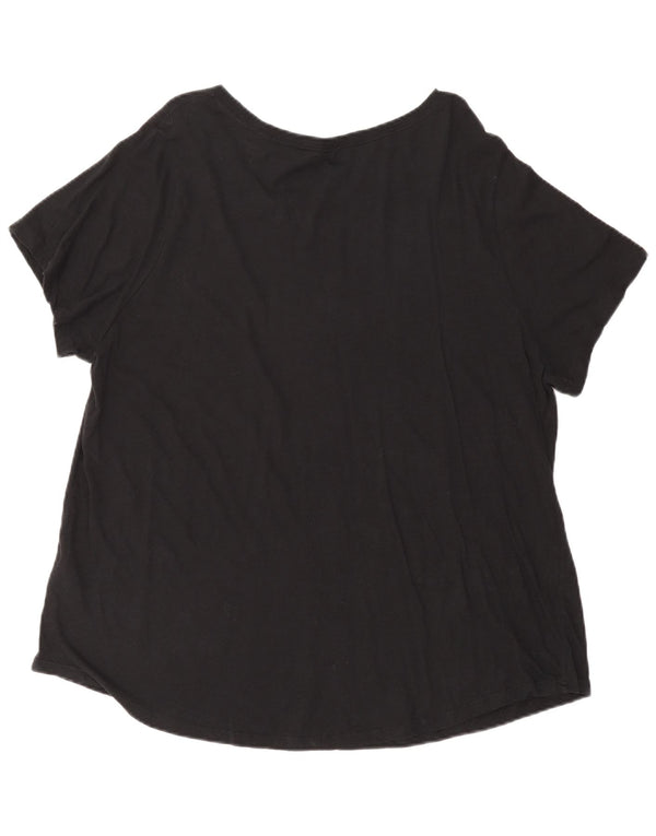 Nike Camiseta gráfica para mujer Top UK 20 2XL Azul marino Algodón