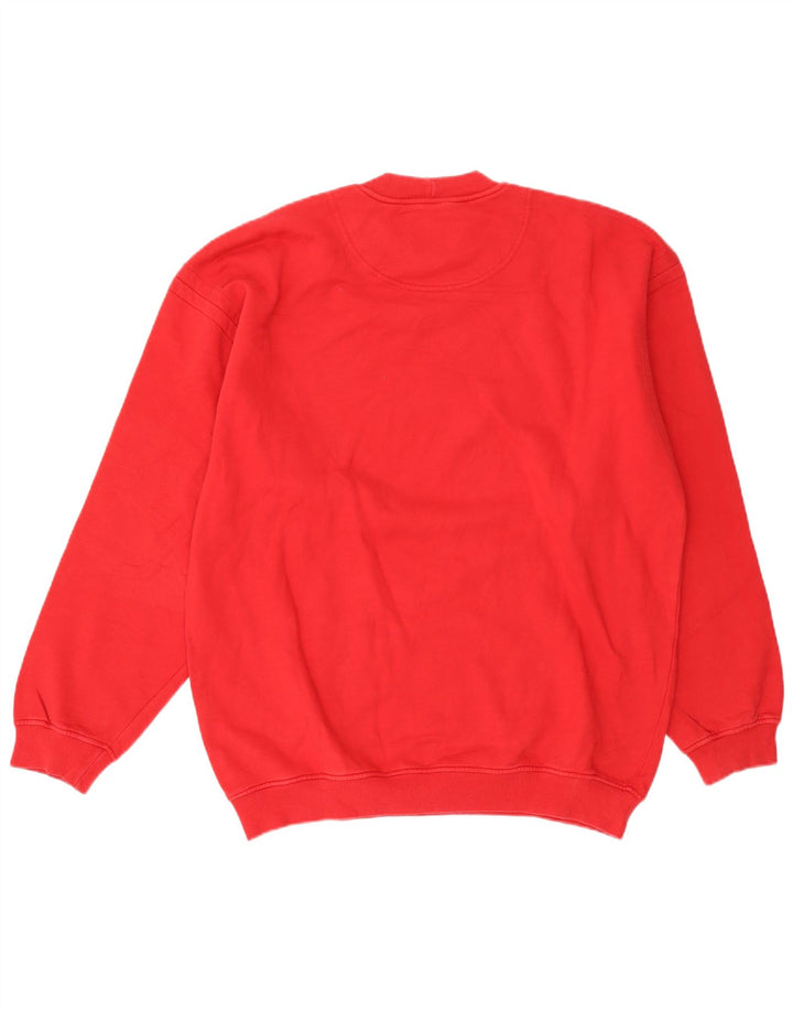 Think Pink Sudadera Hombre Jumper XL Algodón Rojo