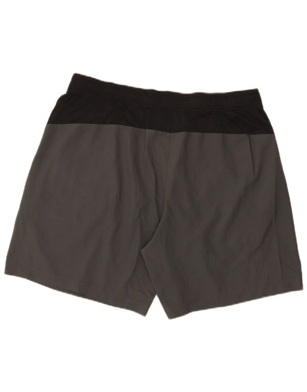 The North Face Pantalones cortos deportivos para hombre XL Gris Colorblock Poliéster