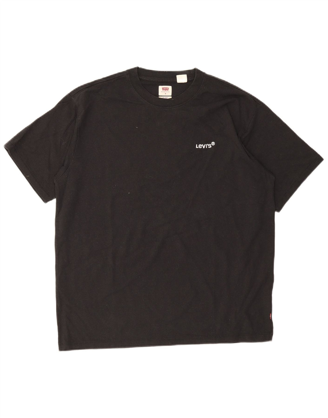 LEVI'S Camiseta holgada para hombre, talla mediana, negra