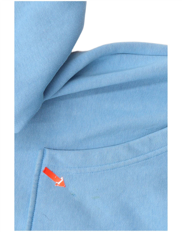 LEVI'S Mens Relaxed Fit Graphic Hoodie Jumper Medium Blue Cotton