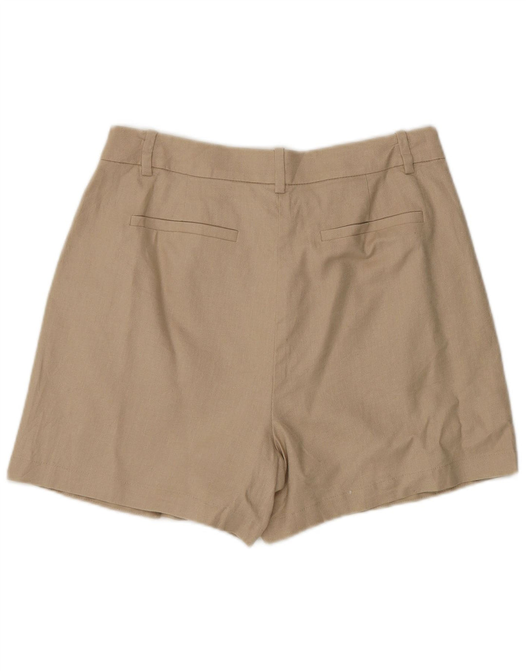 J. CREW Pantalones cortos chinos para mujer US 6 mediano W28 algodón beige