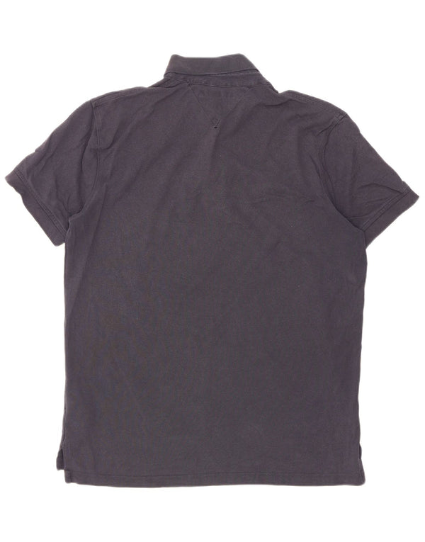 Tommy Hilfiger Polo de corte regular para hombre de algodón azul marino grande