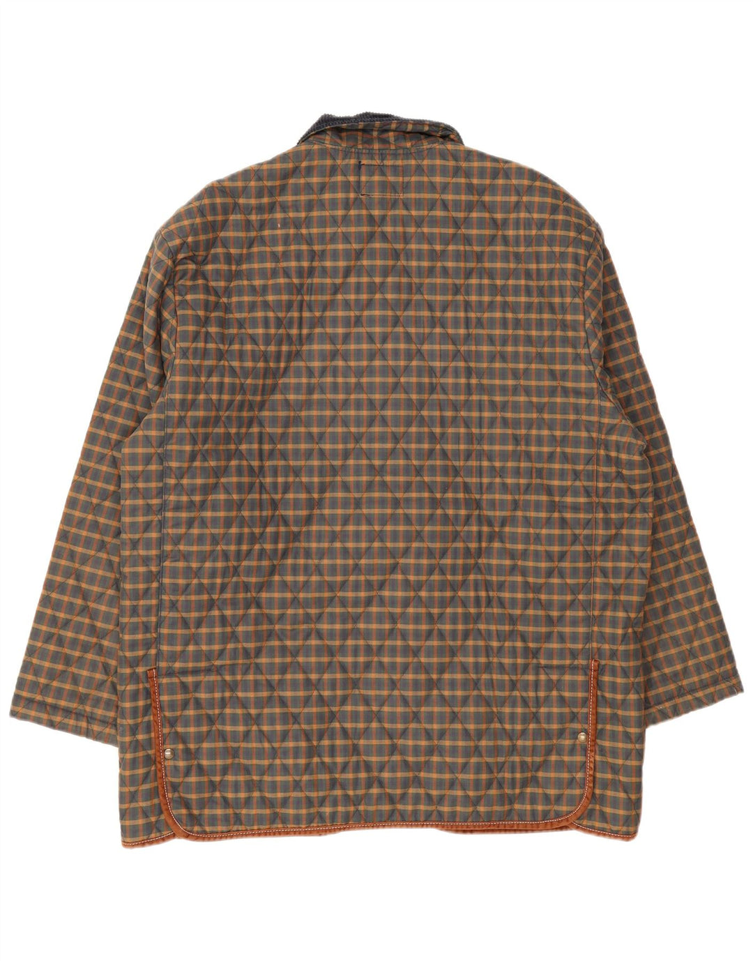 Derby Saddlery Chaqueta acolchada para hombre UK 42 XL Poliéster a cuadros multicolor