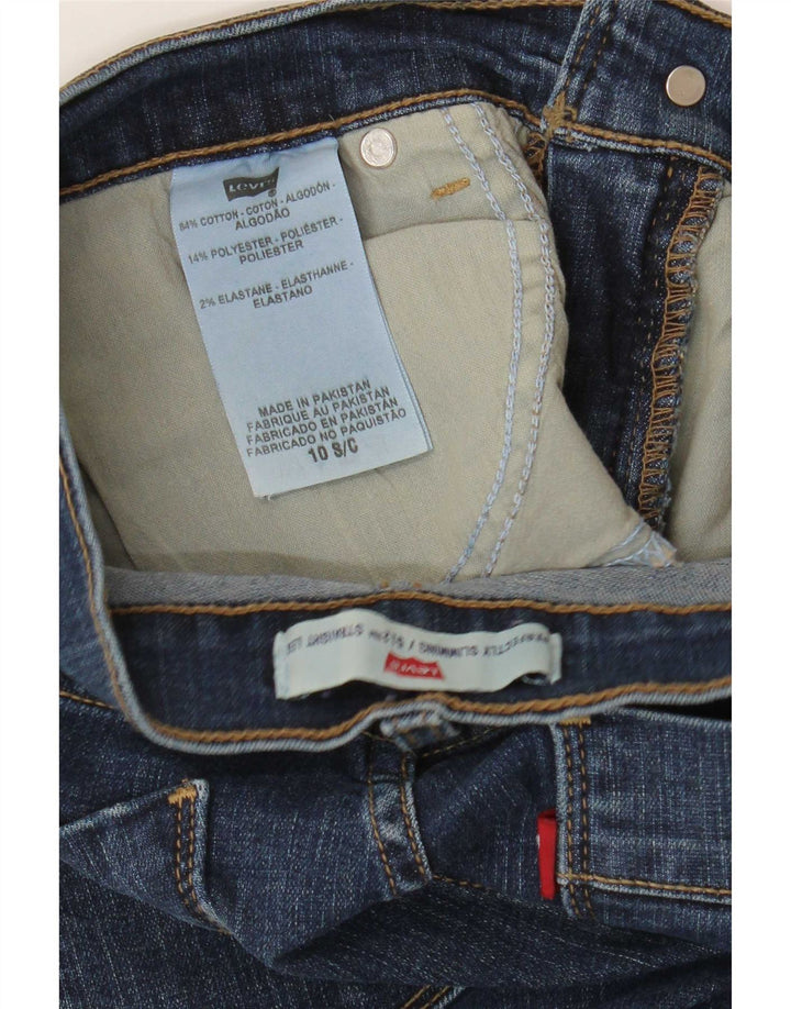 Levi's Jeans rectos 512 para mujer US 10 Large W28 L29 Azul marino
