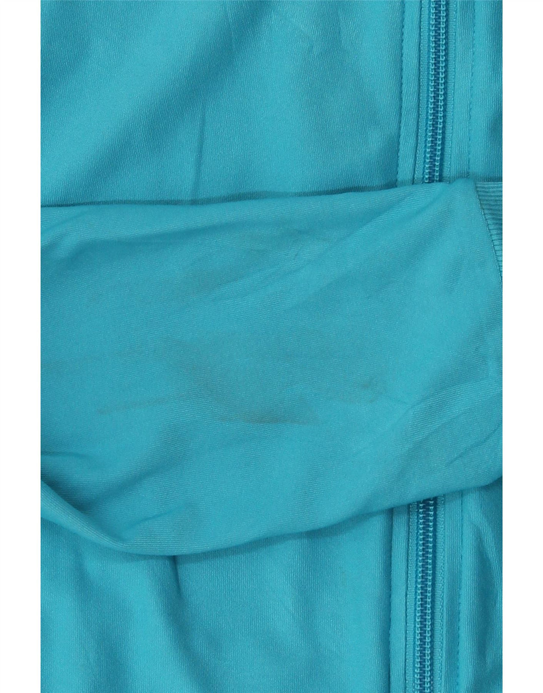 NIKE Mujer Dri Fit Chándal Top Chaqueta UK 8/10 Small Azul Poliéster