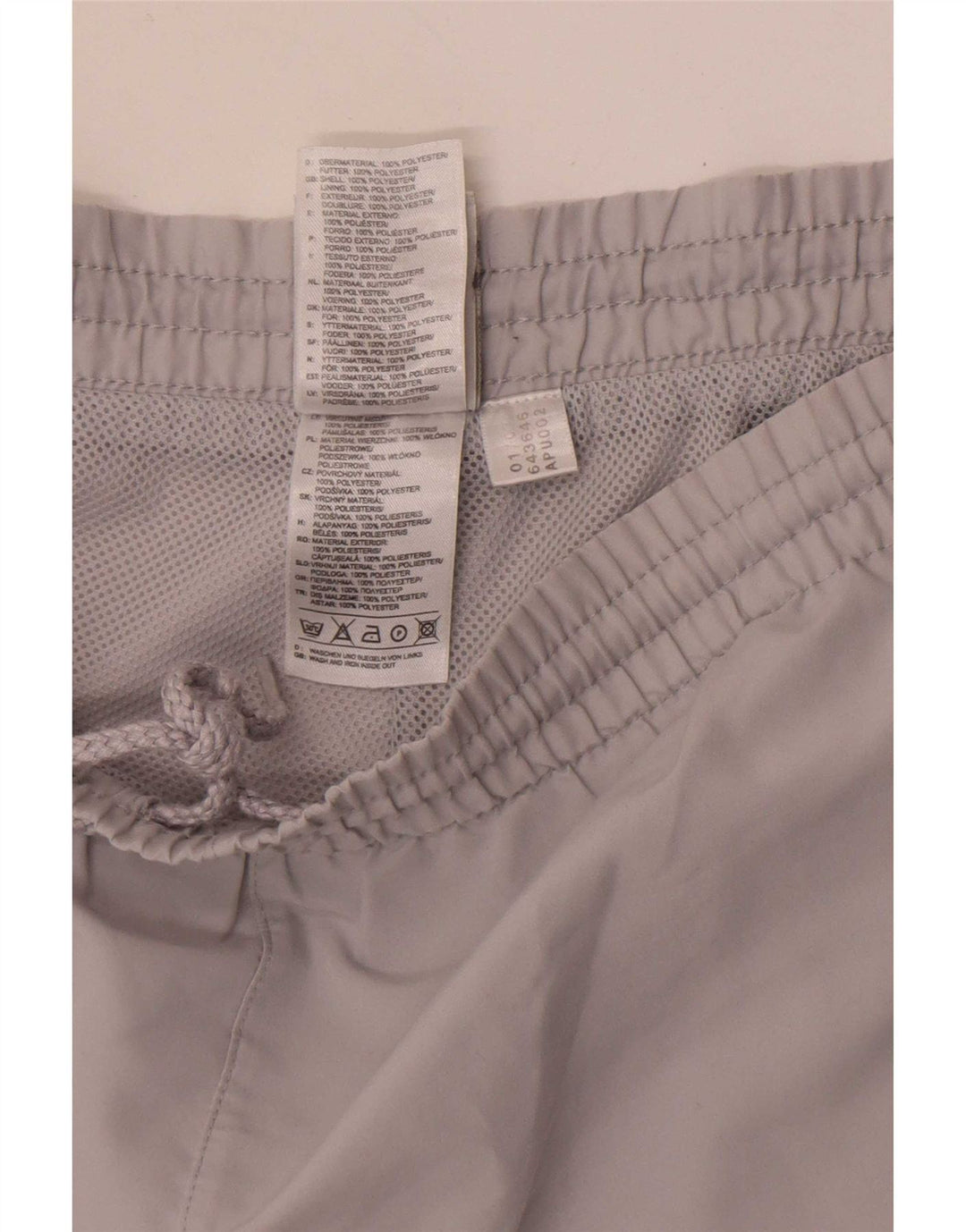 Adidas Pantalones cortos deportivos para hombre XL Gris Poliéster