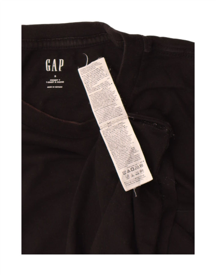 Camiseta Gap Hombre Top Small Algodón Negro