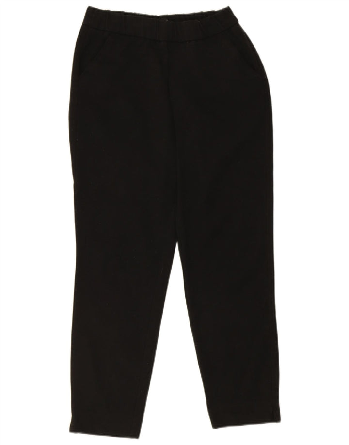 Zara Mujer Pantalones Cortos Delgados Pequeños W26 L24 Negro