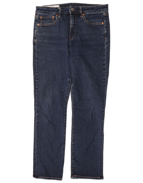 Vaqueros rectos de talle alto y corte clásico para mujer Gap W30 L26 Azul