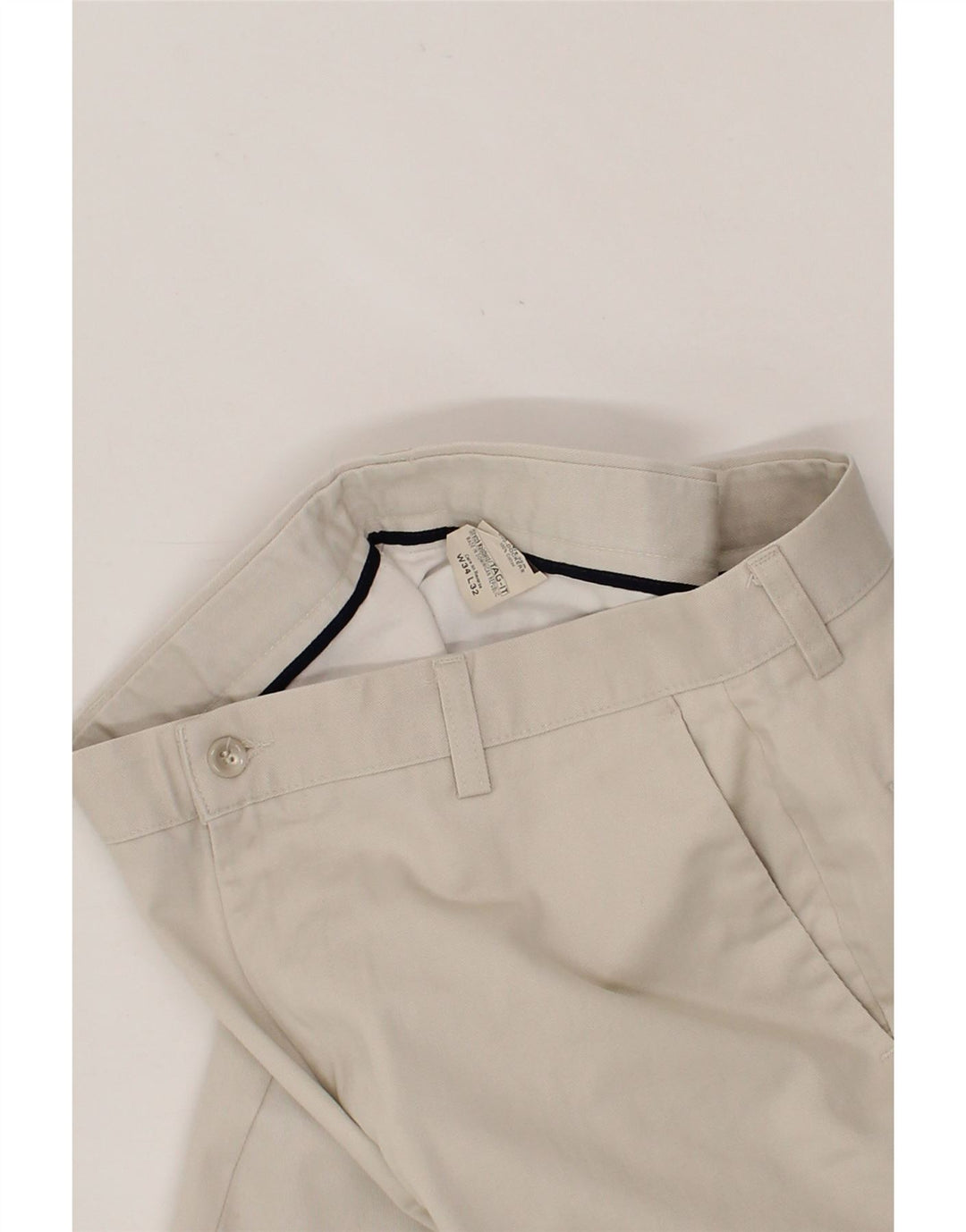 DOCKERS Pantalón chino recto para hombre W34 L32 Beige