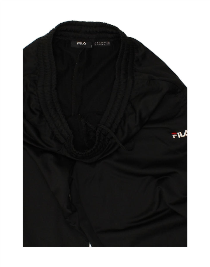 FILA Mens Tracksuit Trousers Medium Black Polyester Vintage Fila and Second-Hand Fila from Messina Hembry 