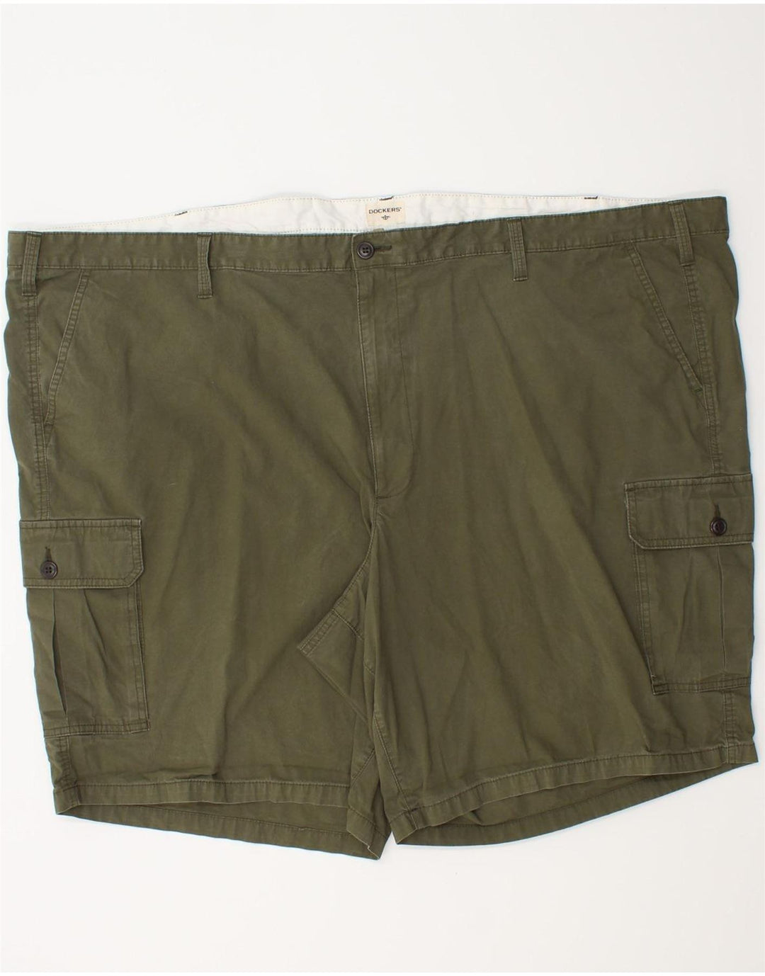 DOCKERS Pantalones cortos cargo para hombre W58 6XL Algodón caqui