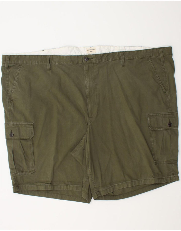 DOCKERS Pantalones cortos cargo para hombre W58 6XL Algodón caqui