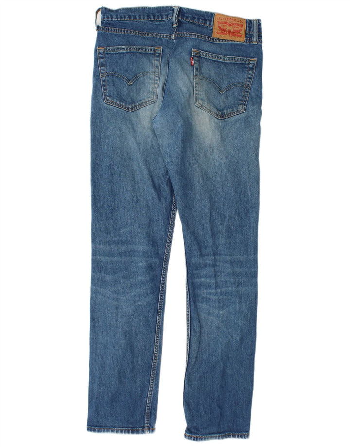 LEVI'S Jeans ajustados con lavado ácido 511 para hombre W32 L32 Algodón azul