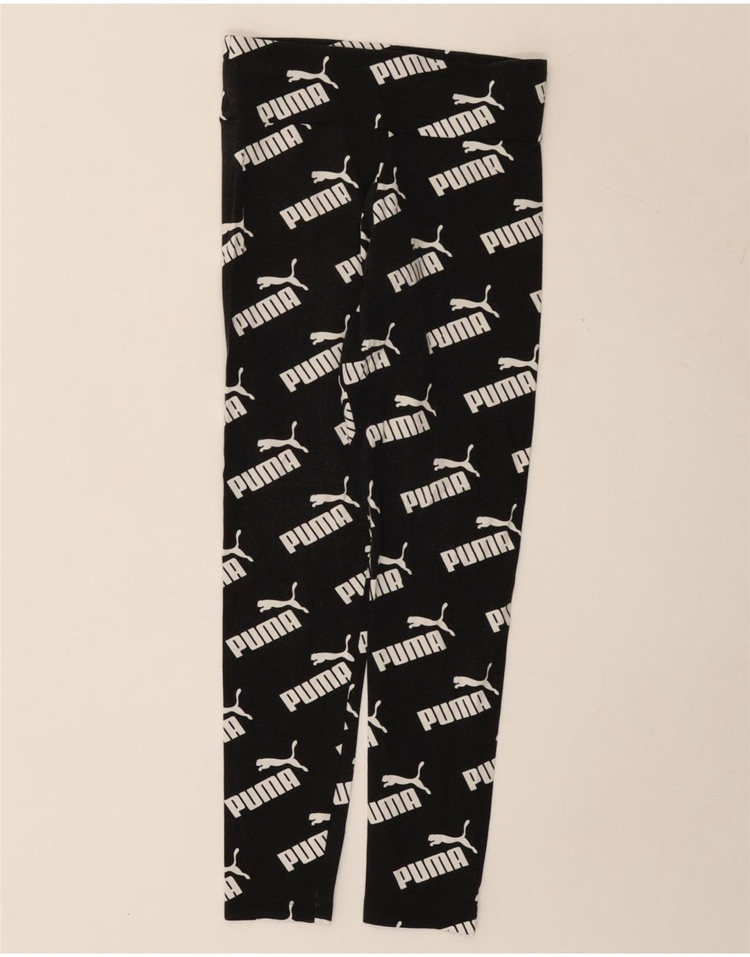 Puma Leggings gráficos para mujer UK 10 Small Black Cotton