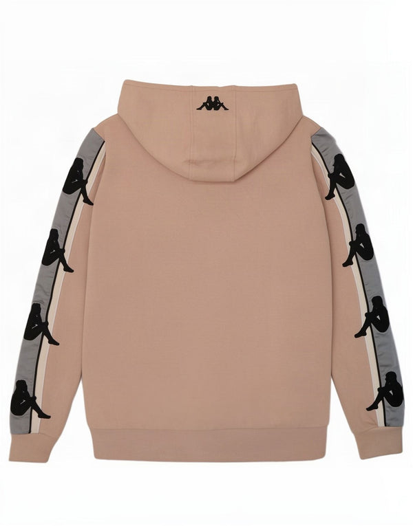 Kappa Hombre Sudadera Con Capucha Gráfica XS Rosa Colorblock