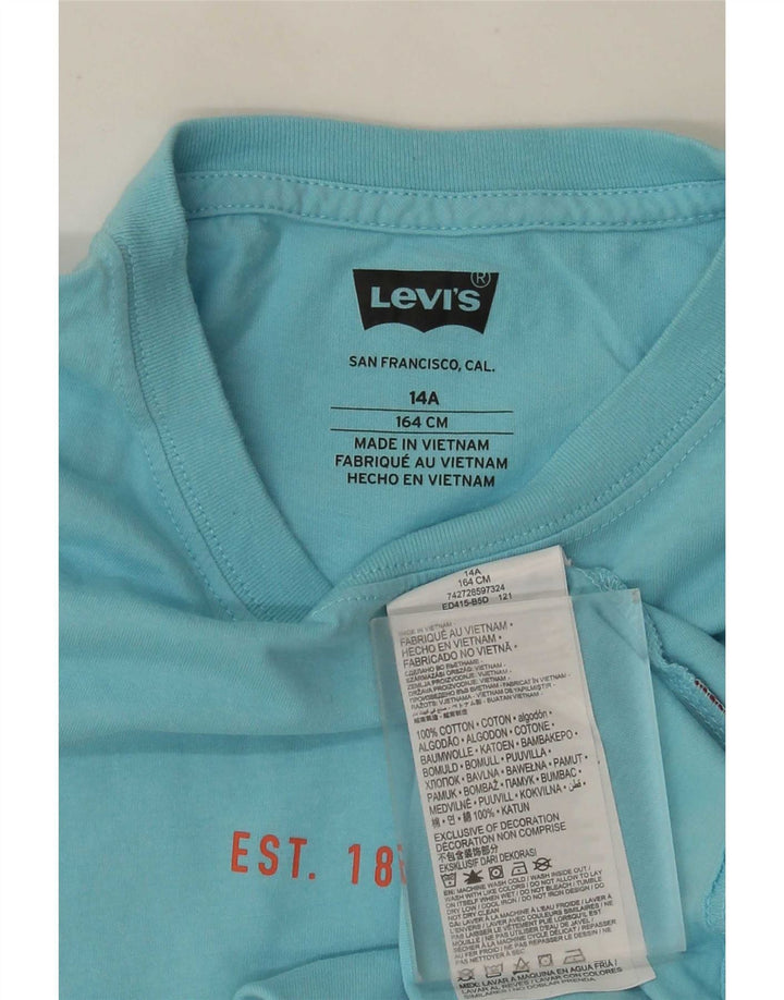 Levi's Camiseta Niño Graphic Top 13-14 Años Azul Algodón