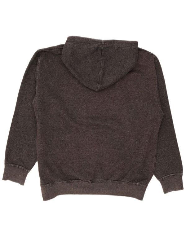 Superdry Jersey con capucha gráfica para hombre, talla grande, de algodón gris