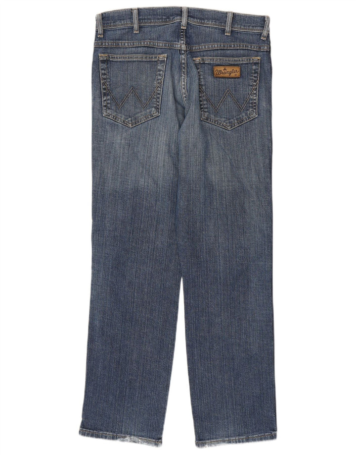 Vaqueros Wrangler Hombre Rectos W32 L30 Azul