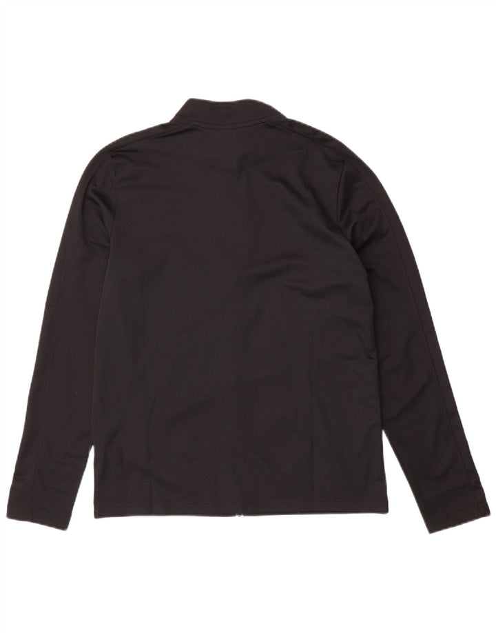 Nike Boys Dri Fit Chándal Top Chaqueta 13-14 años XL Negro Poliéster
