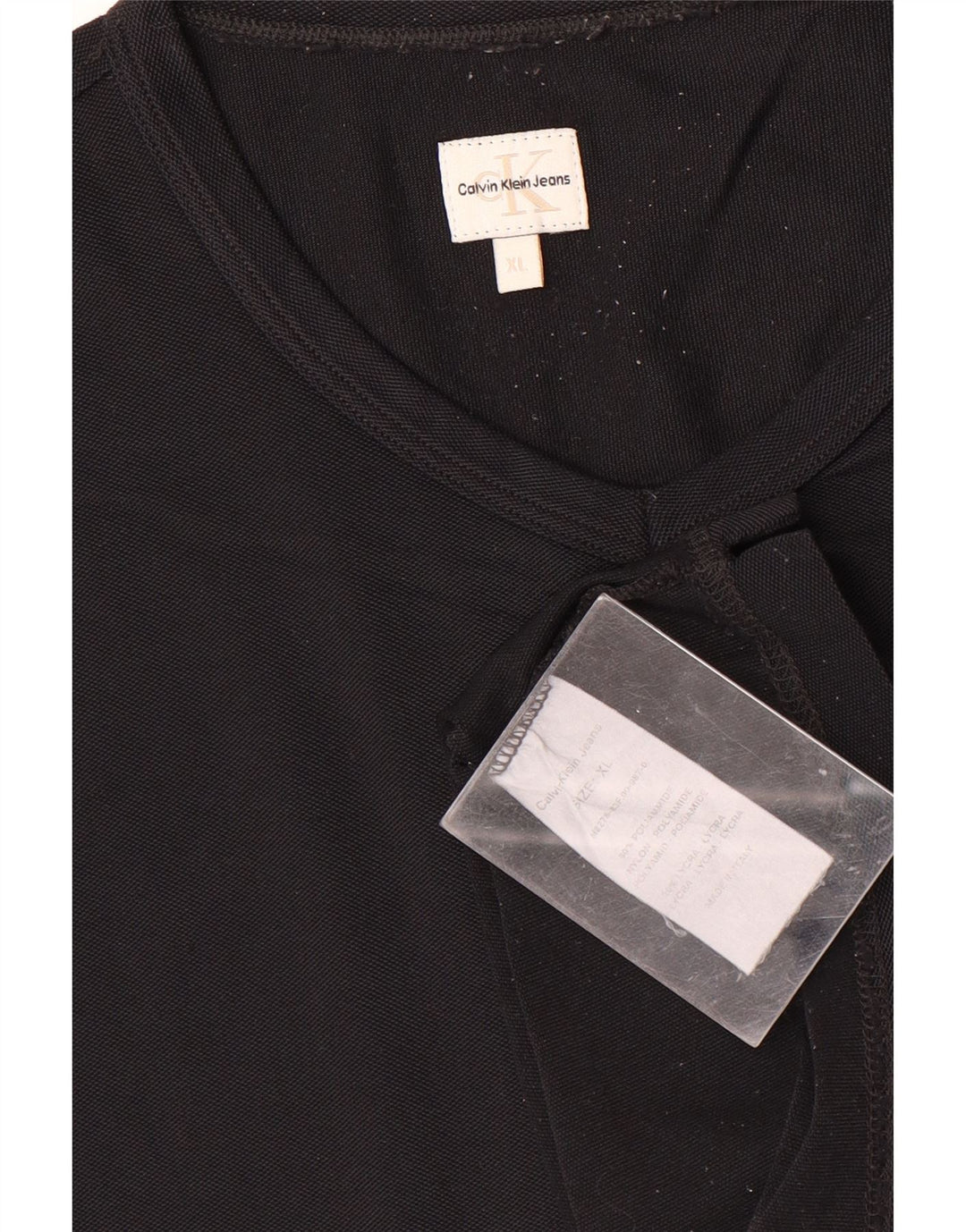 Calvin Klein Jeans Camiseta Hombre Top XL Poliamida Negro