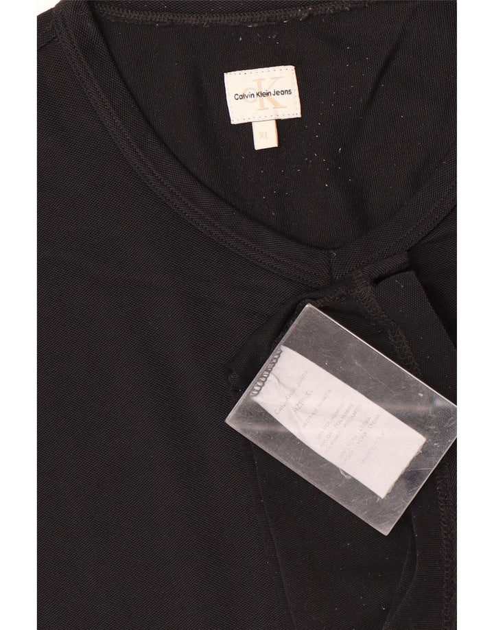 Calvin Klein Jeans Camiseta Hombre Top XL Poliamida Negro