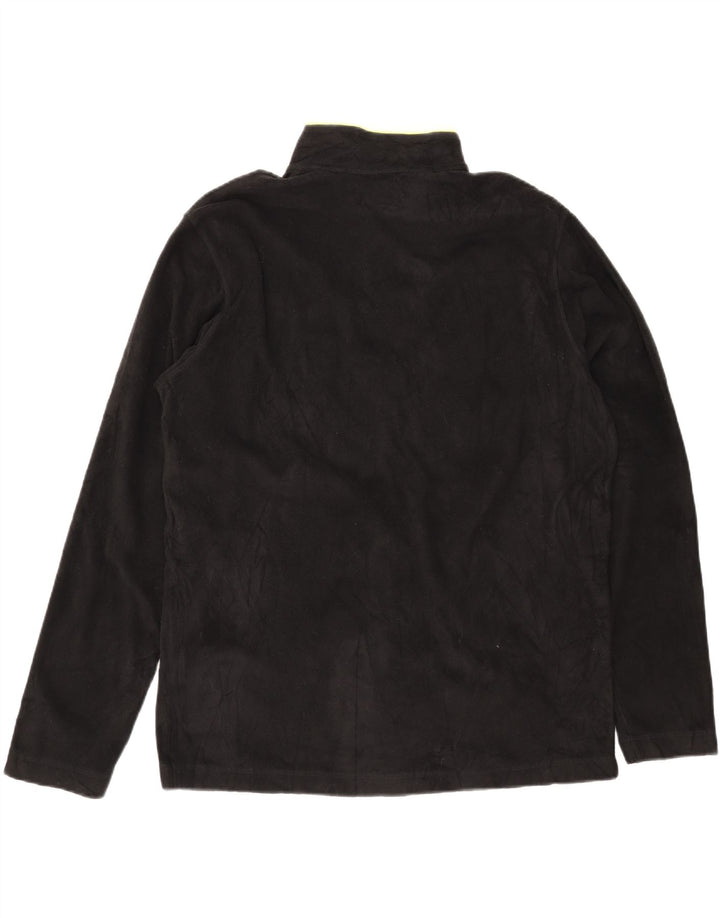 FILA Jersey polar con cuello y cremallera para hombre XL Poliéster negro