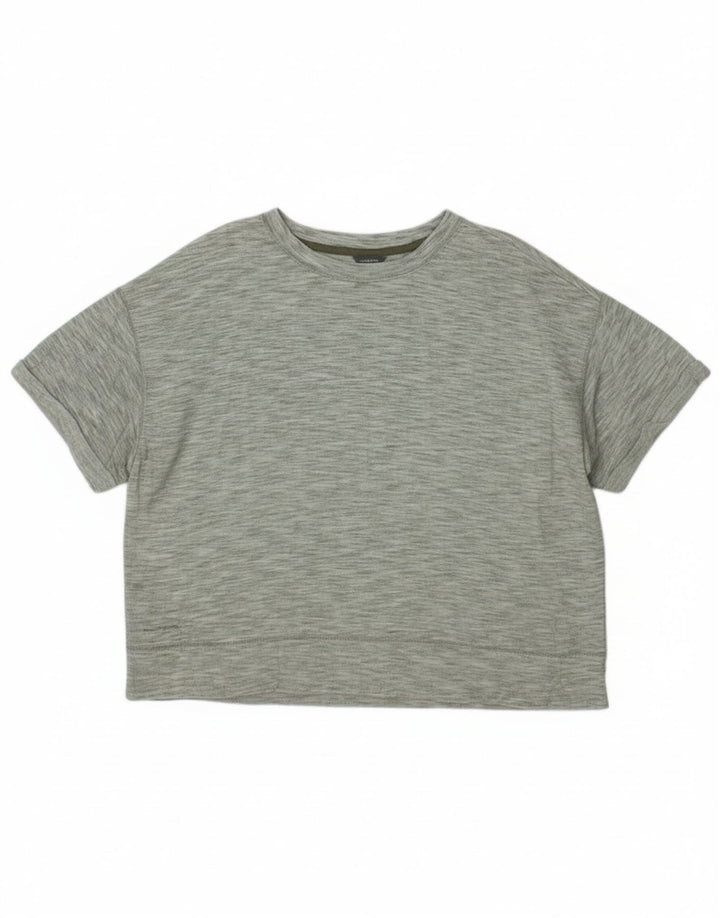 Eddie Bauer Camiseta extragrande para mujer UK 40 XL Poliéster moteado verde