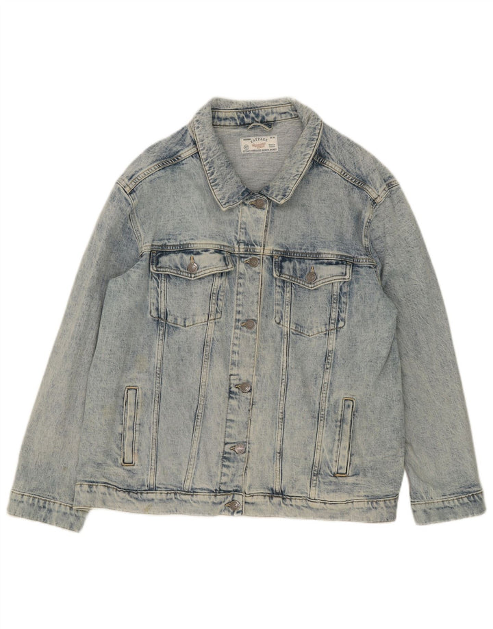 Chaqueta vaquera para mujer Fat Face UK 40 XL Algodón azul