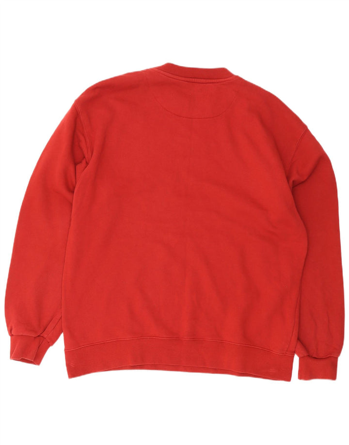 BEN SHERMAN Sudadera para hombre Jumper 2XL Algodón rojo