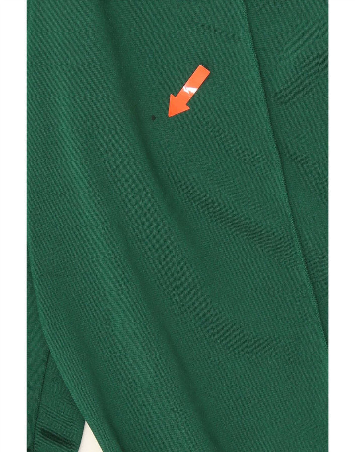 Adidas Pantalones de chándal para mujer UK 44 Poliéster color block verde medio