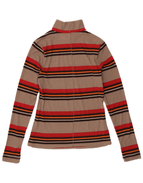 Next Top para mujer de manga larga UK 42 Algodón a rayas beige medio