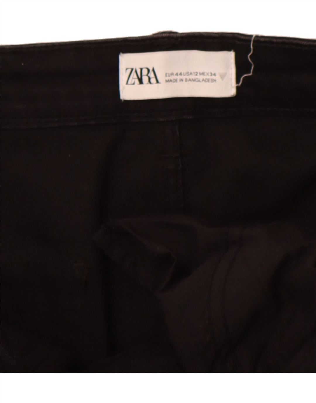 ZARA Womens Slim Jeans EU 44 XL W34 L28 Black Vintage Zara and Second-Hand Zara from Messina Hembry 