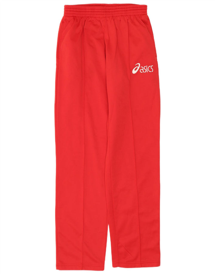 ASICS Pantalones de chándal gráficos para mujer UK 10 Small Red Poliéster