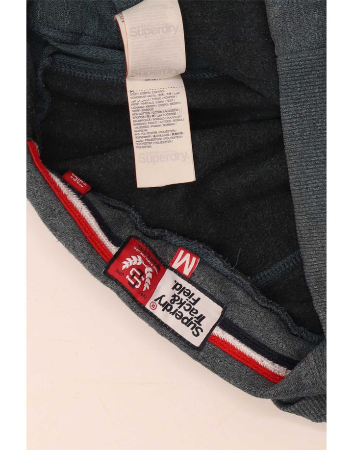 Superdry Hombre Pantalones De Chándal Gráfico Joggers De Algodón Gris Medio