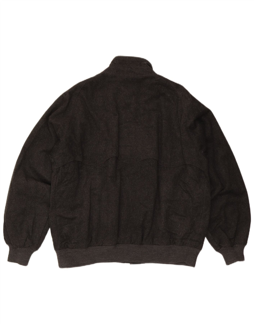 Brooks Brothers Chaqueta Bomber para Hombre UK 44 2XL Lana Gris