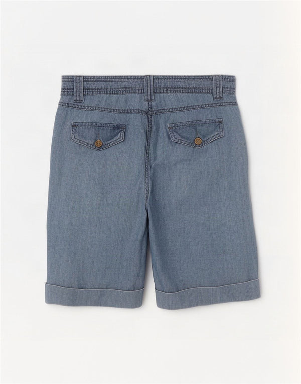Bermudas para mujer M&Co UK 40 Large W32 Algodón azul