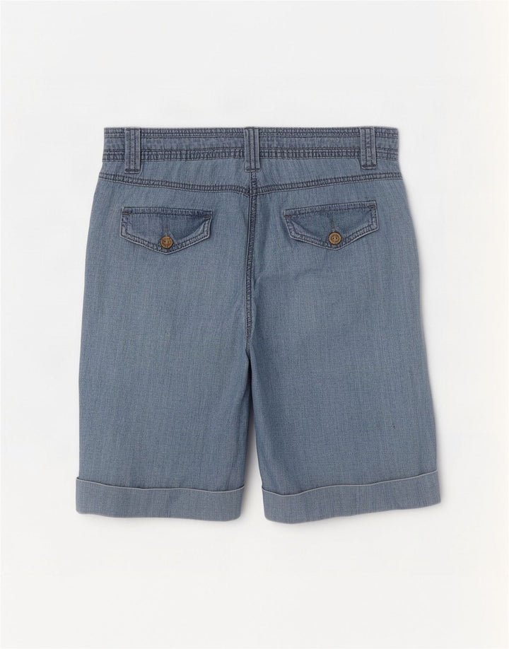 Bermudas para mujer M&Co UK 40 Large W32 Algodón azul